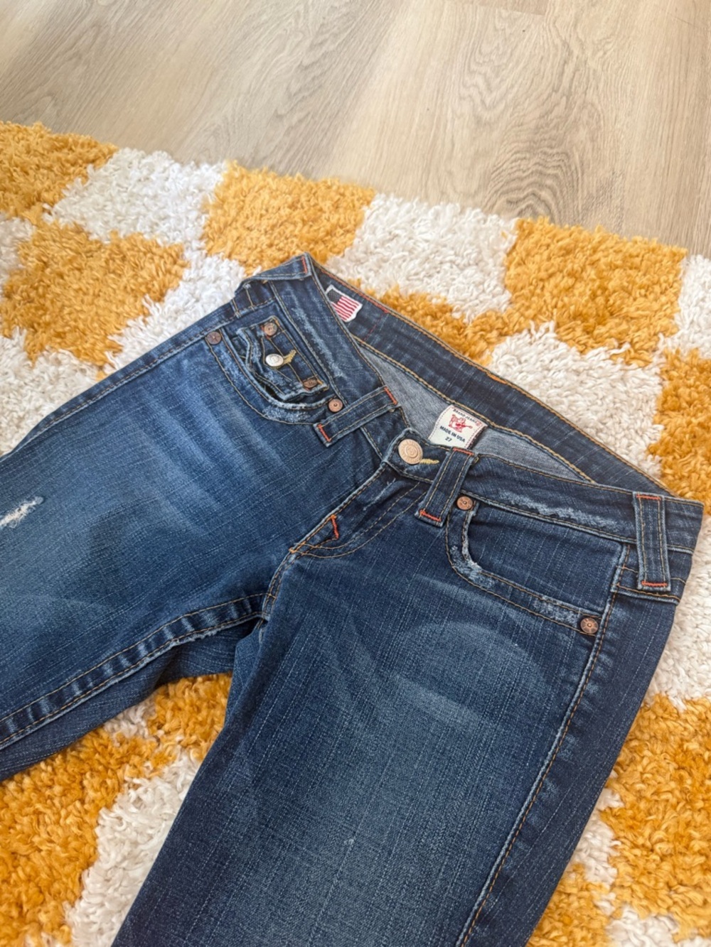 True Religion Vintage Low Rise Flares 27